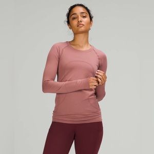 Lululemon Pink Swiftly Tech Long Sleeve Top
